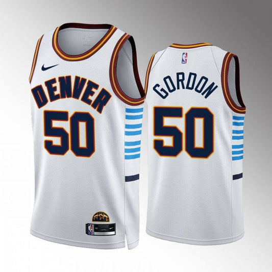 Denver Nuggets #50 Aaron Gordon White City Edition Jersey